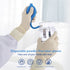 50 pairs/bag sterile gloves disposable latex rubber examination surgical gloves individually packed extended latex gloves