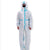 50 Suit/box CE Approval Hazmat Suit Virus Protective Clothing Body Work Full Protect Clothes Anti Virus Personal Safety Suit