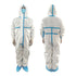2020 New Unisex Disposable Isolation Suit Hooded Dustproof Full Body Protective Suit Medical Elastic Siamese Overalls Anti Virus