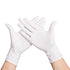 Hot 100pcs/ pack Latex high elasticity white inspection for Protective Surgical gloves Anti Virus Influenza and Bacteria and oil