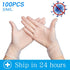 100pcs Latex High Elasticity PVC Inspection Protective Surgical Gloves Nitrile Gloves Anti Virus Influenza and Bacteria and Oil