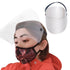 10PCS Transparent Anti Droplet Dust-proof Protect Full Face Covering Mask Safety Protection Visor Shield Stop The Flying Spit