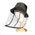 Unisex Women Men Fashion Outdoor Protection Hat Anti Saliva Hat Full Face Shield Bucket Hats with Clear Mask